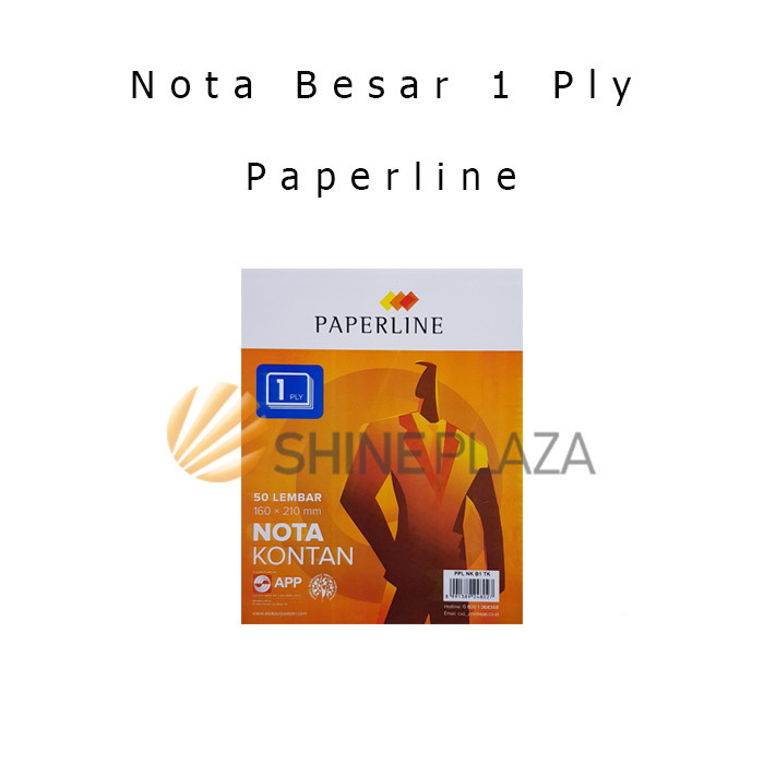 

BUKU NOTA KONTAN PAPERLINE 1 PLY BESAR - NOTA PAPERLINE BESAR 1 PLY