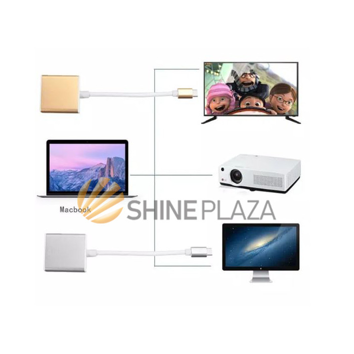 

CONVERTER USB TYPE-C TO VGA PROJECTOR ADAPTER - USB 3.1 TYPE C TO VGA