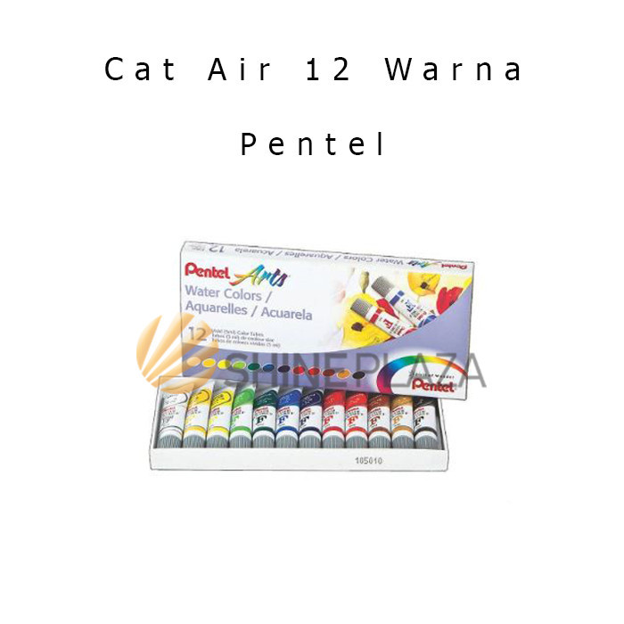 

CAT AIR PENTEL 12 WARNA - PENTEL ARTS WATER COLORS 12 WFRS-12