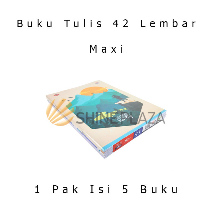 

[PACK] BUKU TULIS MAXI 42 LEMBAR 1 PAK ISI 5 BUKU SIDU SINAR DUNIA