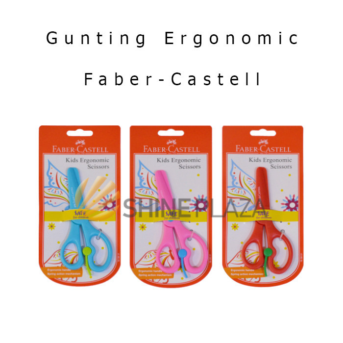 

GUNTING ANAK FABER CASTELL - KIDS ERGONOMIC SCISSORS FABER-CASTELL