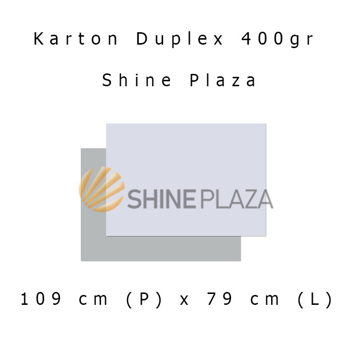 

KARTON DUPLEX LEMBARAN ABU PUTIH 400GR - KERTAS DUPLEK DUPLEKS 400 GSM
