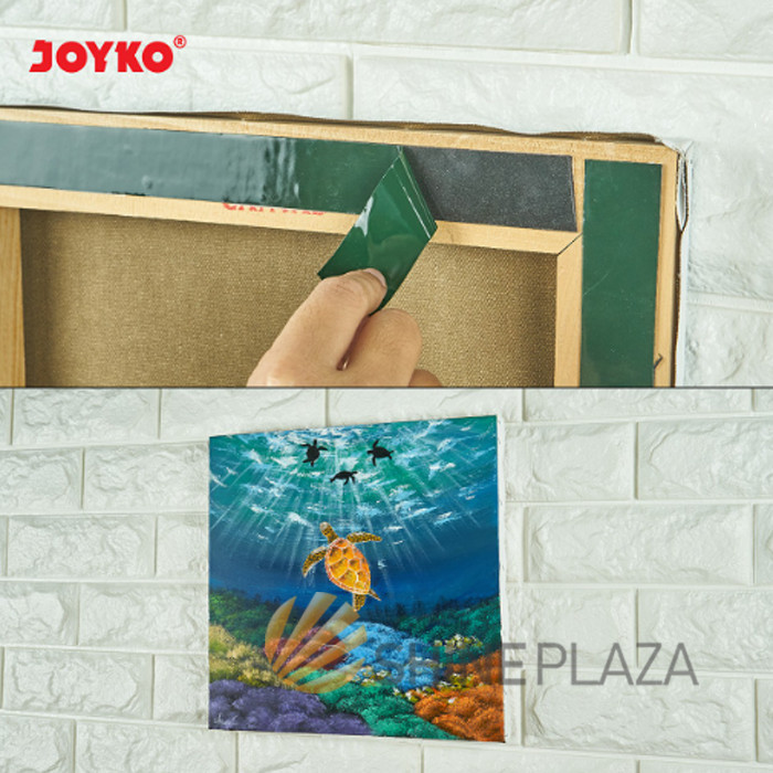DOUBLE TAPE BUSA HIJAU JOYKO 24MM DFT-51 - DOUBLE SIDED FOAM TAPE 24 MM JOYKO