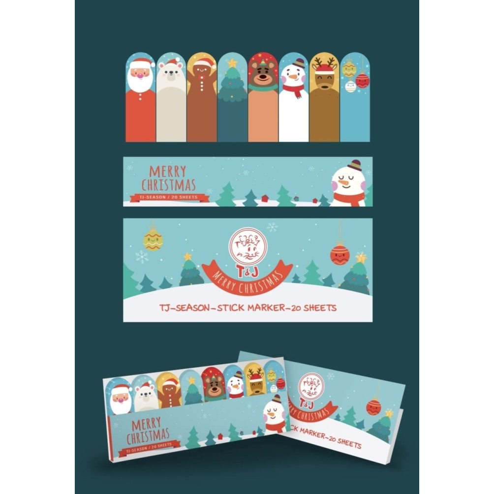 

SPECIAL CHRISTMAS (NATAL) EDITION !!! TJ-SEASON STICK MARKER - 3 MOTIF