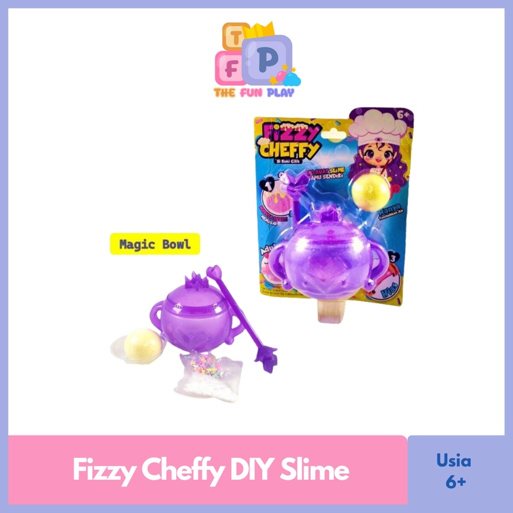 THEFUNPLAY MAINAN ANAK SLIME FIZZY CHEFFY DIY MAGIC SLIME DIY SLIME AJAIB / THEFUNPLAY KIDS SLIME