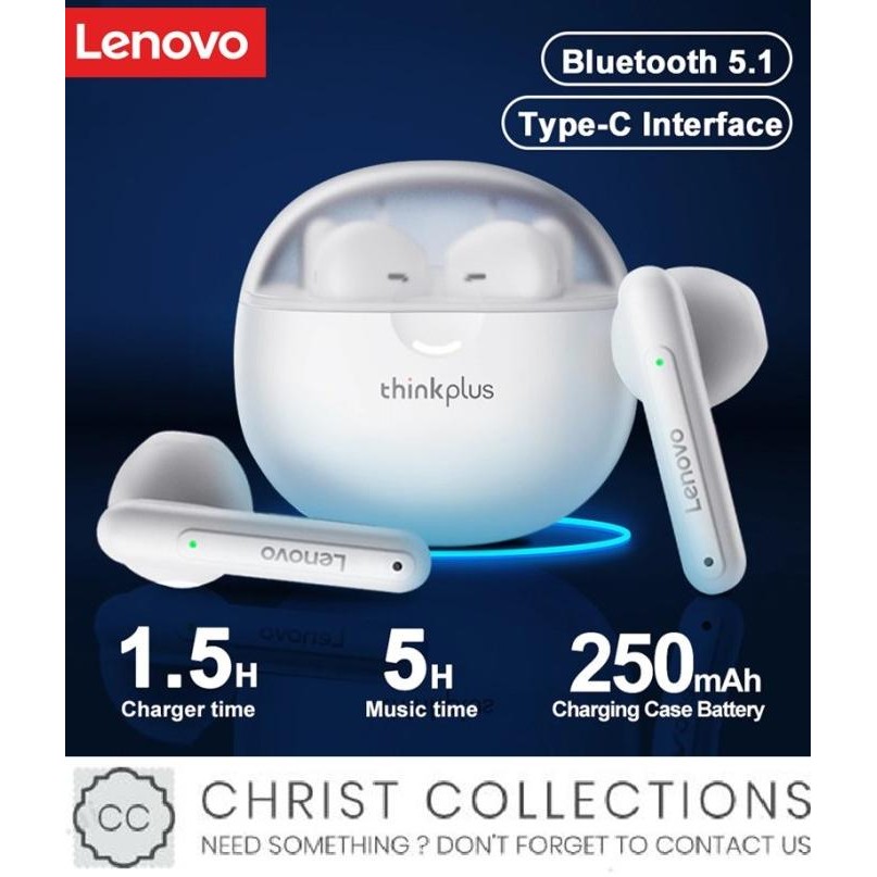 Lenovo True Wireless Bluetooth Earphone Mini Earbuds Tws Lp1 Pro