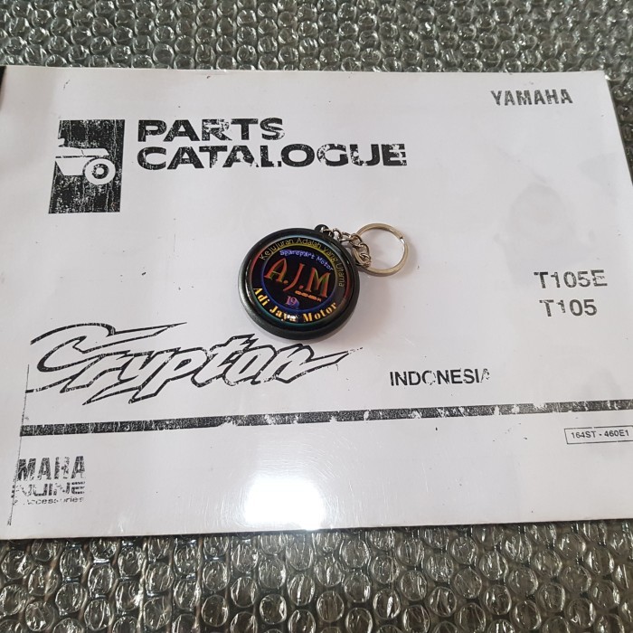 Buku Part Katalog Catalog Catalogue Copian Yamaha Crypton Barang Langka