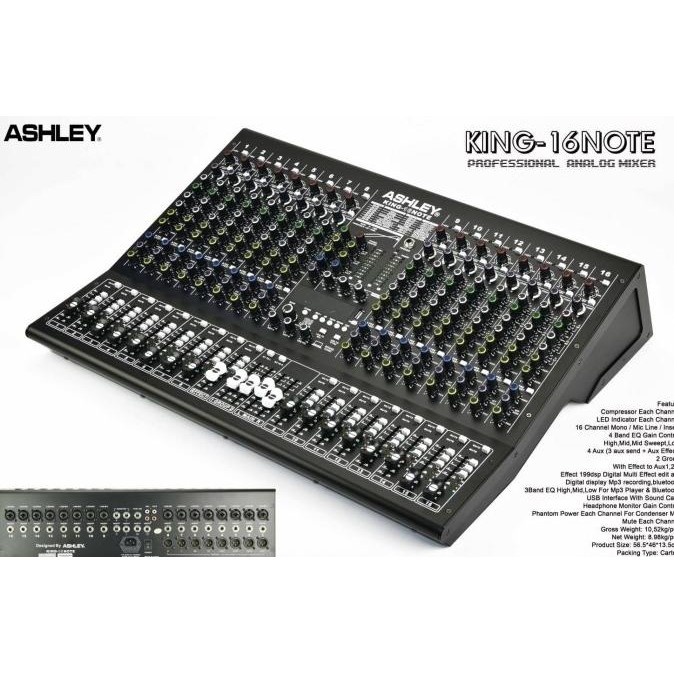 mixer ashley king 16 note king16note king16 original