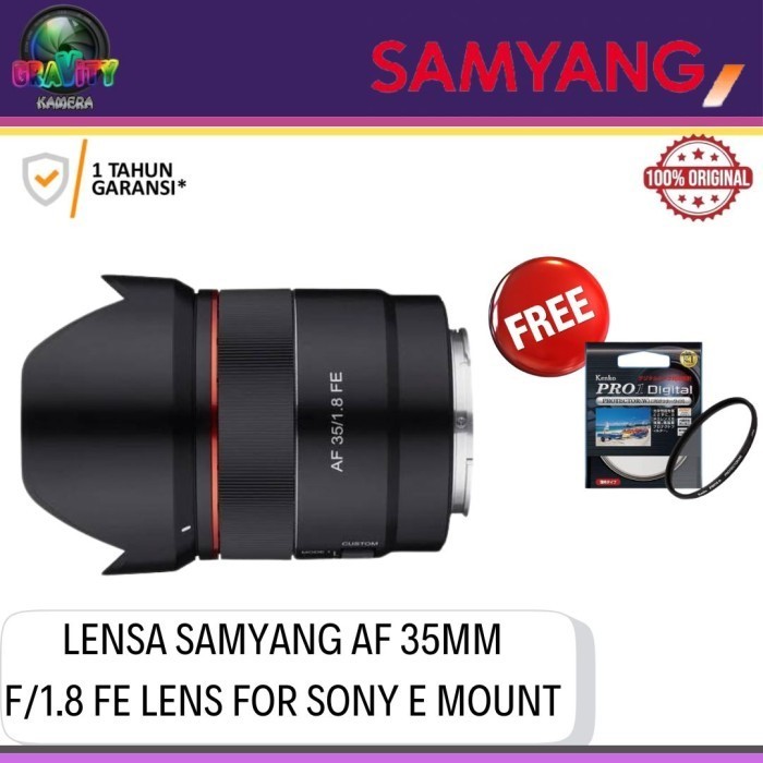 LENSA SAMYANG AF 35MM F1.8 FE / SAMYANG AF 35MM F1.8 FE