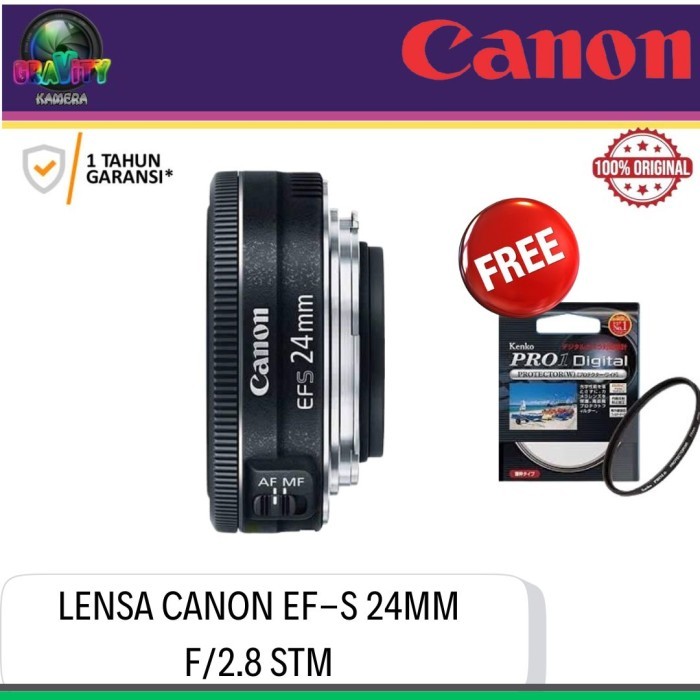 lensa canon 24mm f2.8 stm