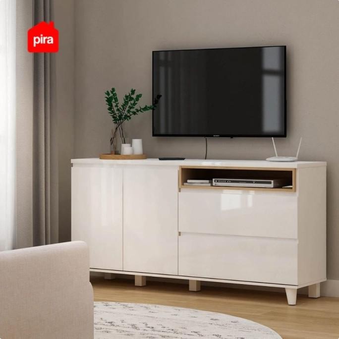 BUFET 200 CM BUFET 2 METER BUFET 160;CM BUFET RUANG TAMU ELEGAN RAK MINIMALIS RAK SERBAGUNA MODERN R