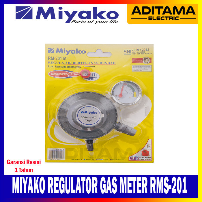 REGULATOR GAS MIYAKO RM-201M/ GAS REGULATOR MIYAKO RM-201 M RM201M