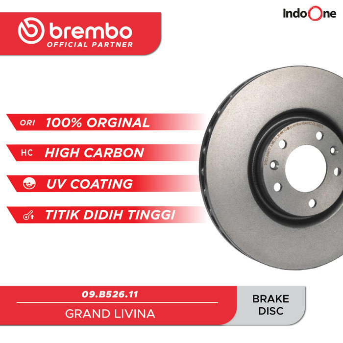 HOT SALE Brake Disc/Piringan BREMBO GRAND LIVINA (F) - 09 B526 11
