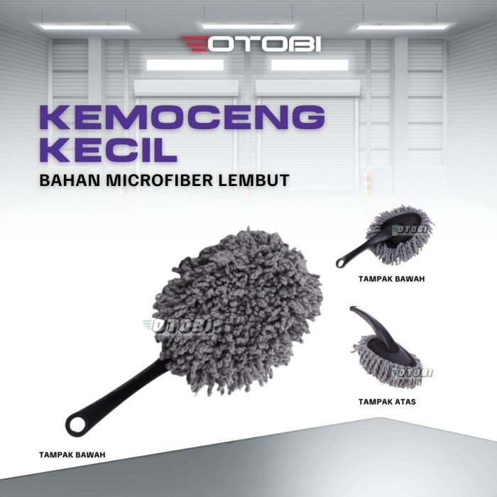 Kemoceng Kecil Microfiber - Halus & Lembut Car Duster Untuk Debu Tipis