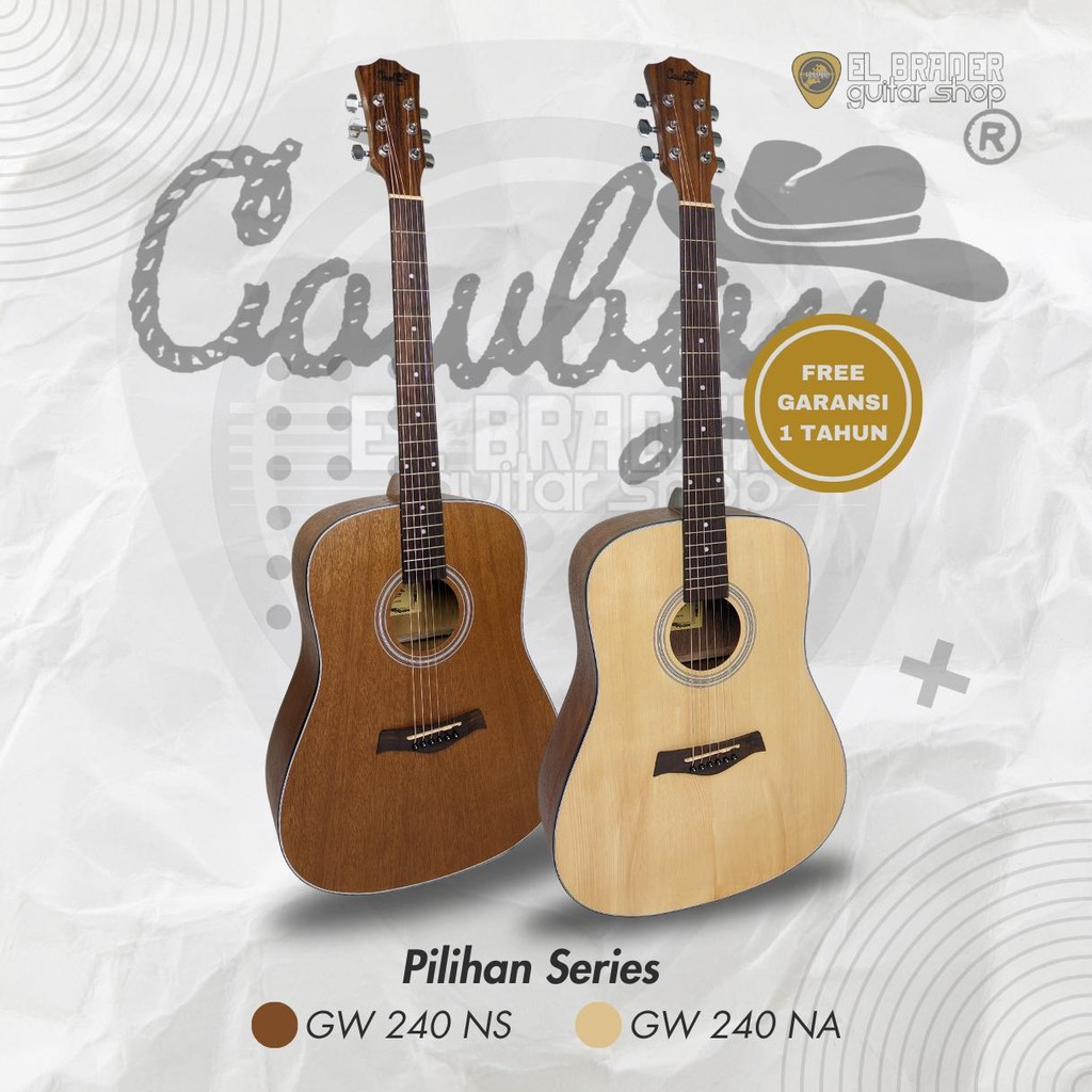Cowboy GW 240 NA / GW 240 NS Gitar Akustik Elektrik