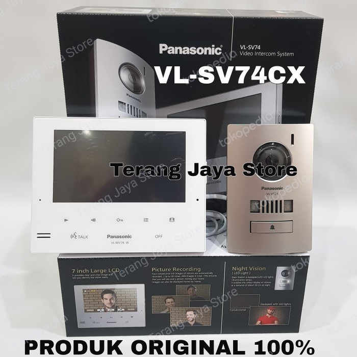 TERBARU Video Intercom System Panasonic VL-SV71BX Video Door phone Panasonic