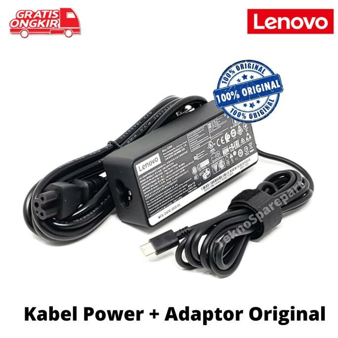 Carger Cas Laptop Lenovo Type C 20V 65W Original