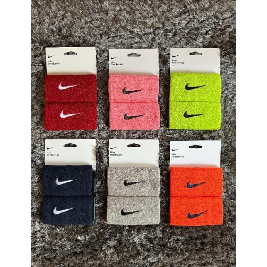 WRISTBAND NIKE TENNIS SWOOSH ISI 2 PCS 100% ORIGINAL