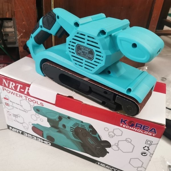 MESIN AMPLAS BELT SANDER MODEL TANK
