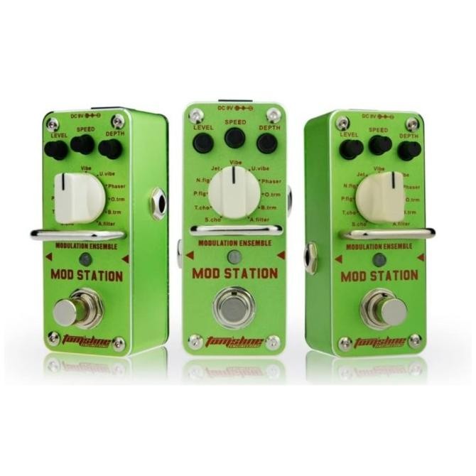 Efek Gitar Tomsline AMS-3 MOD Station Modulation Ensemble Efek Gitar Modulasi Chorus Flanger Vibe Ph