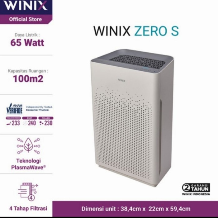 Air Purifier Winix Zero S - Pembersih Udara HEPA13