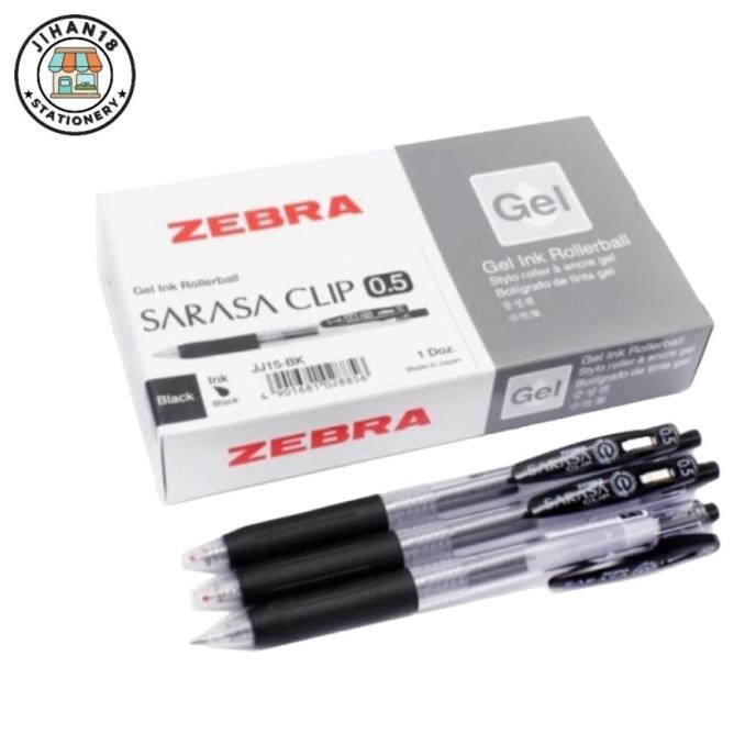 

Produk Baru!! Pulpen Pen Zebra Sarasa Clip Gel size 0.5 Bolpen