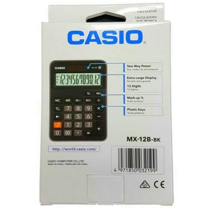 

fth- Casio MX-12B - Kalkulator Meja - Desktop Calculator Sale