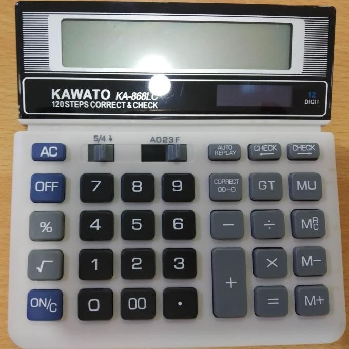 

dh-68 Kalkulator Kawato type KA 868 LC - Calculator Kawato 12 Digit KA 868 L Original