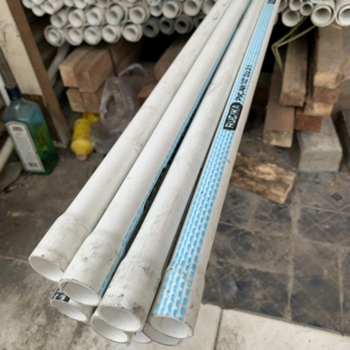 Pipa Air Pvc Rucika Wavin 3/4" Aw Per Batang 5.8 Mtr Terbatas