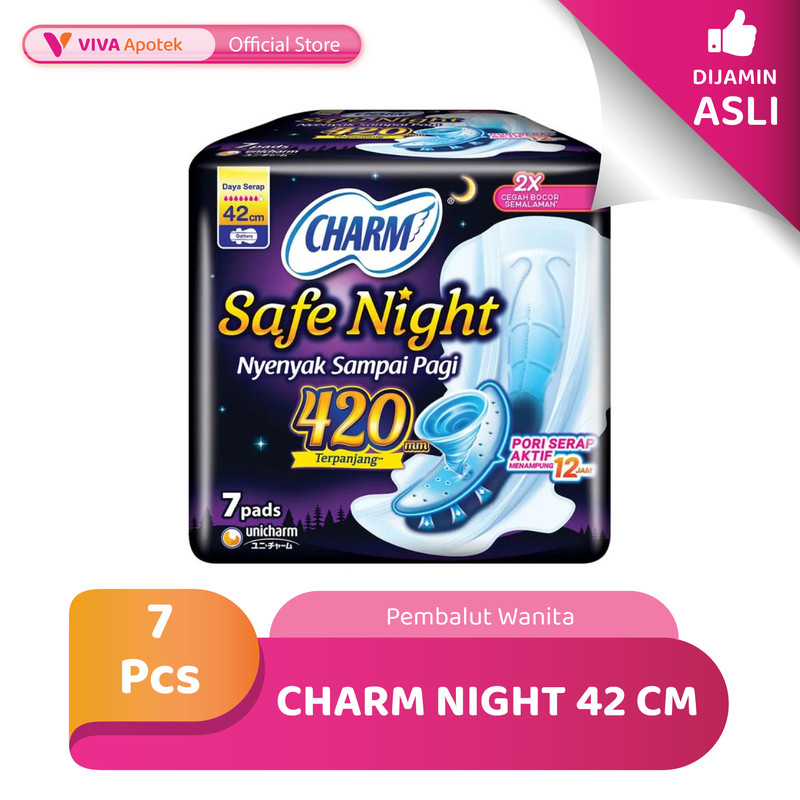 Charm Night 42 cm Pembalut Wanita (7 Pcs)