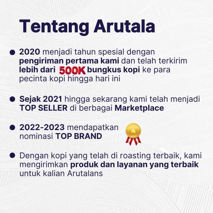

Arutala Kopi Intenso Espresso Roast 200 Gram