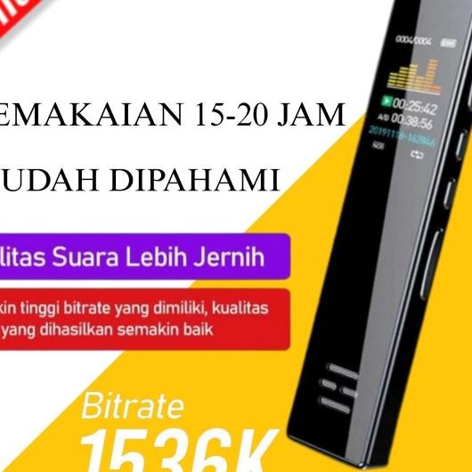 Voice Recorder Mrobo 16Gb Alat Perekam Suara Rekorder