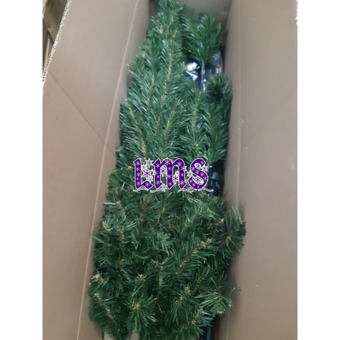 Pohon Natal Kualitas Bagus (Tinggi 210cm)