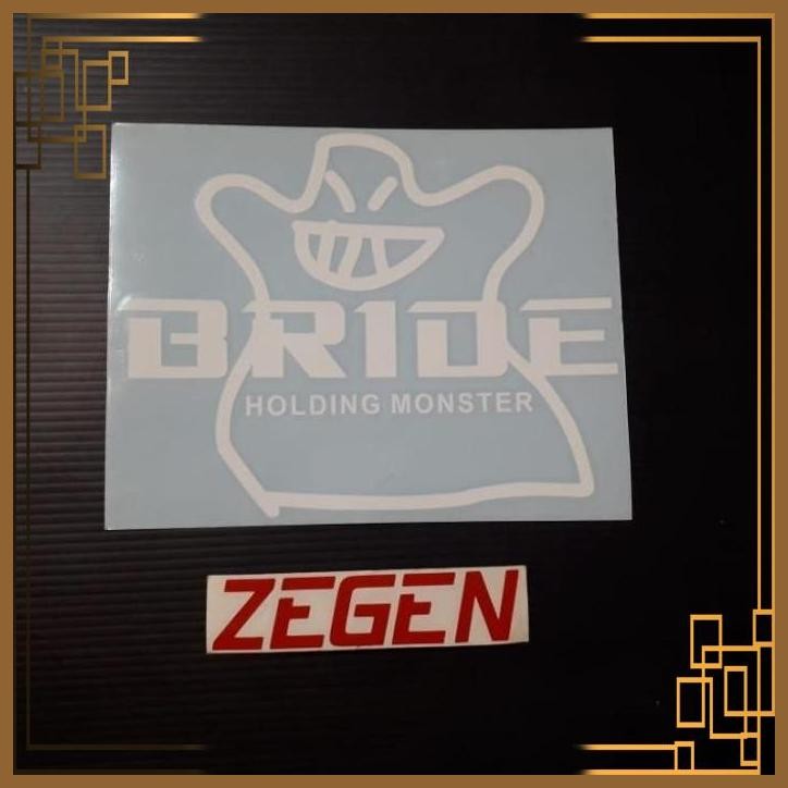 

[ZGA] STIKER BRIDE HOLDING MONSTER PUTIH