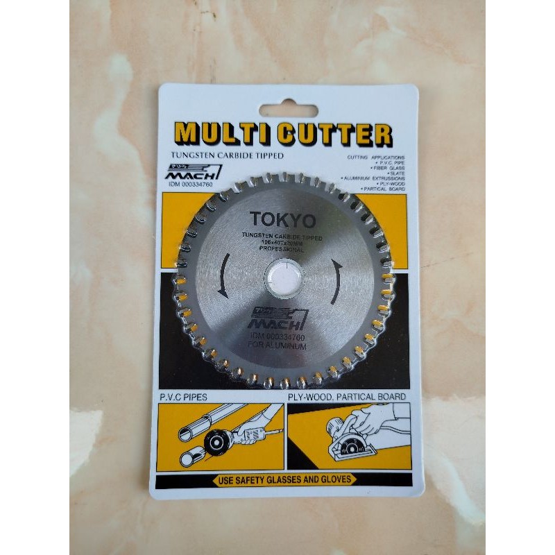 Mata Gergaji Potong alumunium foil pisau potong baja ringan Tokyo multi cutter 4"