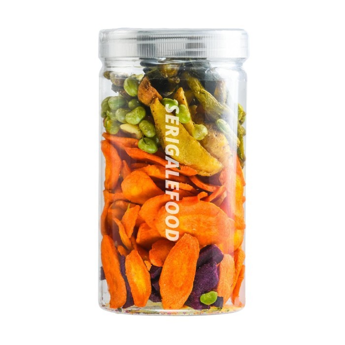

STOK TERBATAS MIX KERIPIK BUAH & MIX KERIPIK SAYUR 850 ML KERIPIK SAYUR BUAH PREMI