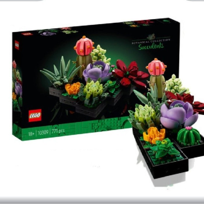 @=@=@=@=] Lego Succulent Original 10309 Mainan Bricks Lego Bunga Kado rumah baru KADO ULANG TAHUN