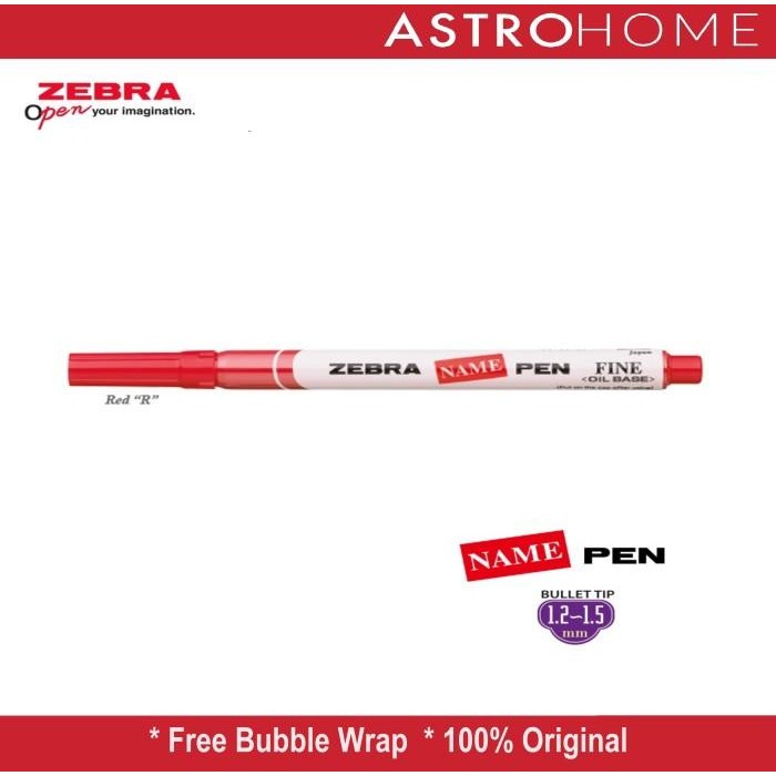 

Spidol Permanen Namepen Permanent Marker Zebra Name Pen ( 10 Pcs )