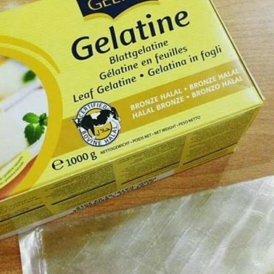 

Gelita - Gelatine Sheet Halal 165Gr /Gelatin Lembaran Halal 50 Lmbr)