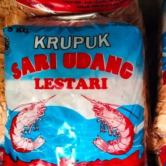 

Kerupuk Sari Udang / Krupuk Sari Udang 5Kg ( Gojek /Grab )Grosir