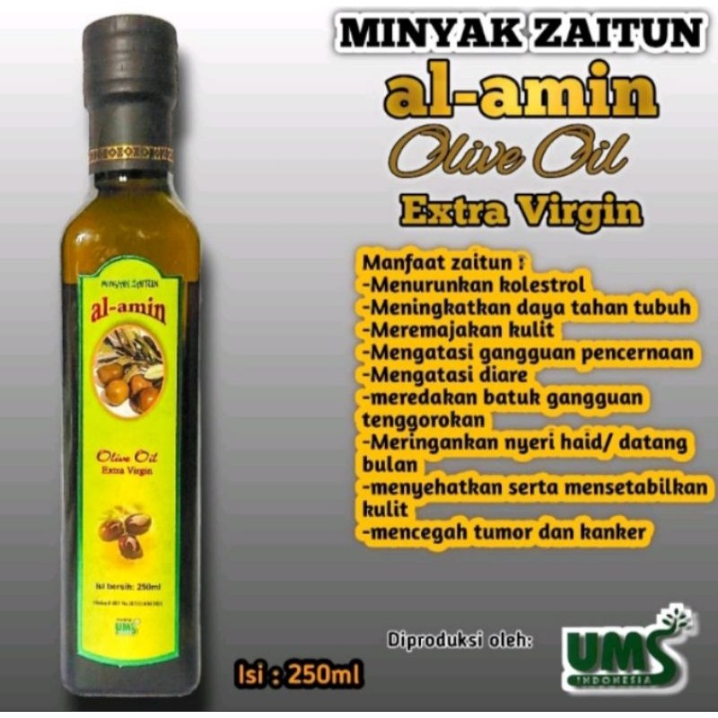 

[250ml] MINYAK ZAITUN EXTRA VIRGIN OLIVE OIL 100% ORIGINAL 250ml Kemasan Exclusive Kaca