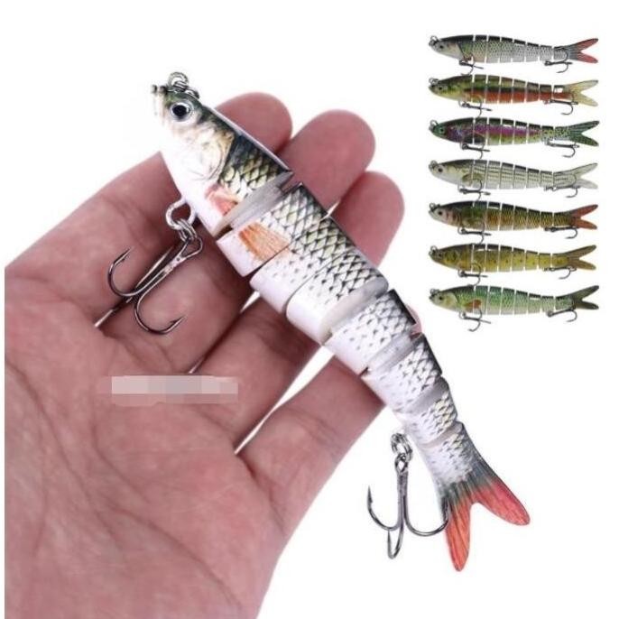 Promo Hot Ready Umpan Pancing Tiruan Bentuk Ikan Banyak Ruas 27G Dengan Kail Pk32