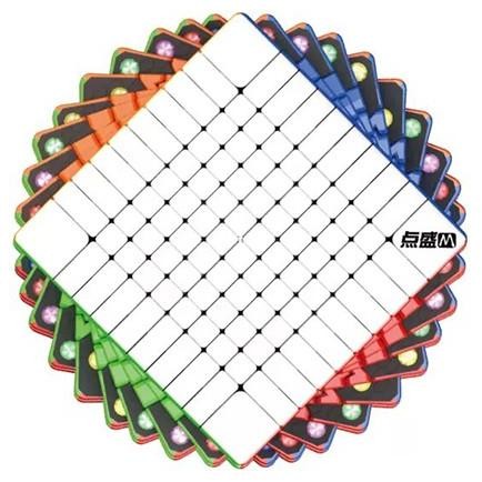 Mainan Rubik 10X10 Diansheng 10M 10X10 Magnetic Cube Original