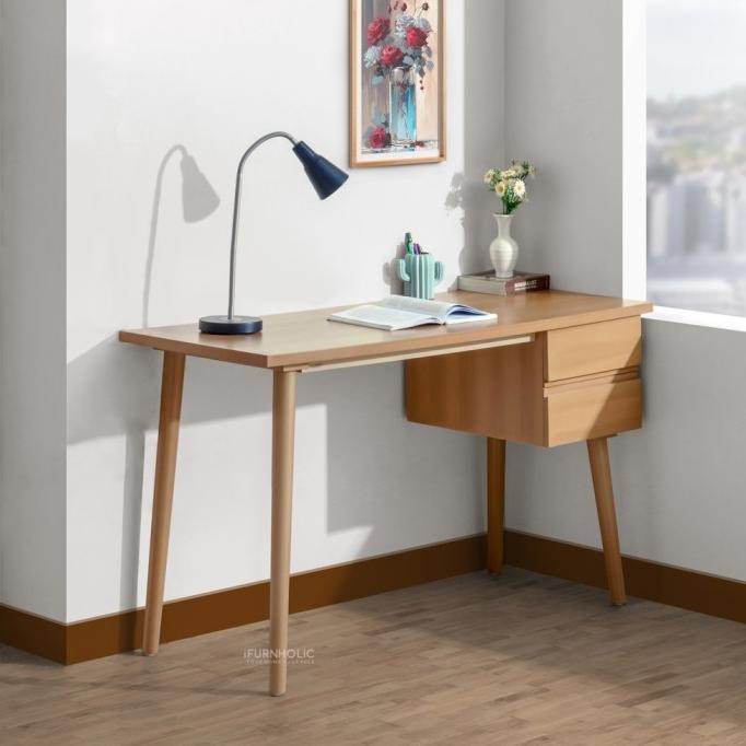 IFURNHOLIC Wendy Scandy Desk | Meja belajar | Meja Laci Minimalis