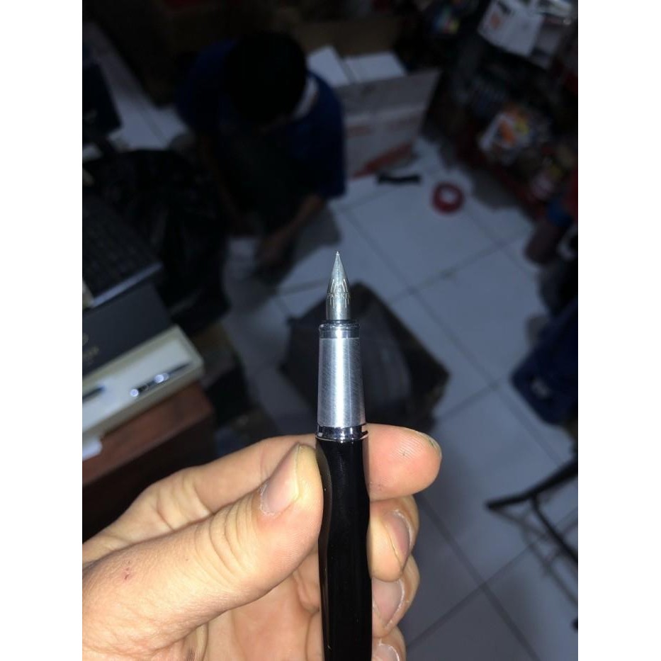 

Parker Im Fountain Pen Pulpen Cair Black Silver Trim Termurah Original