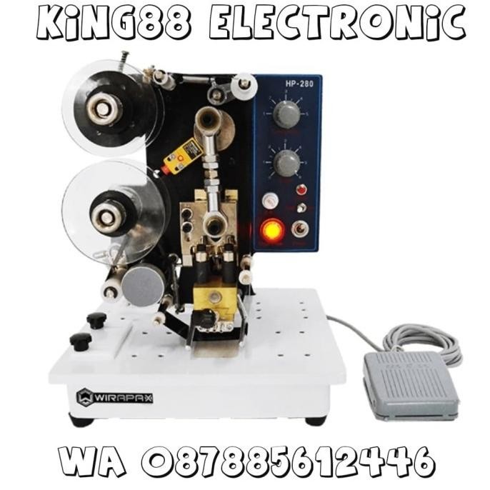 Gercep Semi Auto Coding Machine Wirapax Hp-280 Mesin Coding Semi