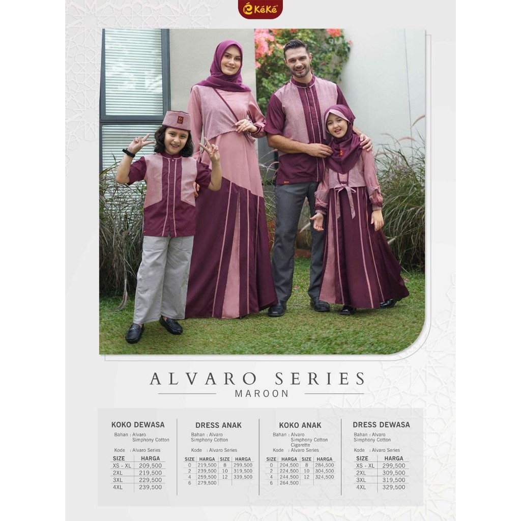 KEKE GAMIS DEWASA ALVARO SERIES