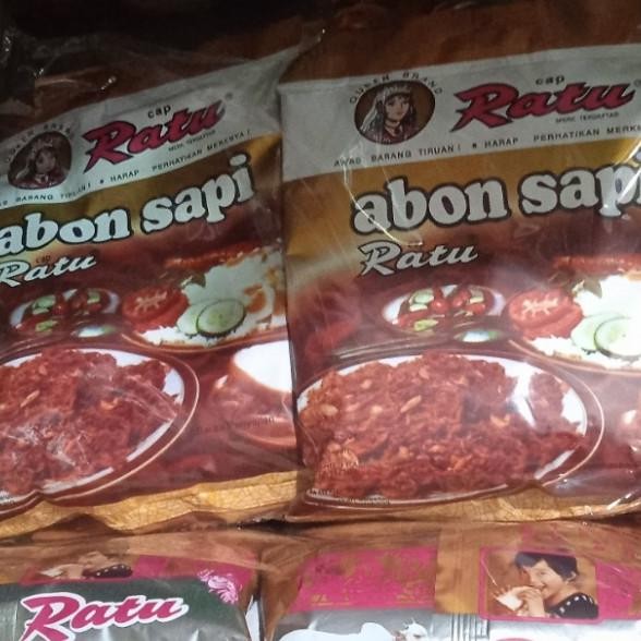 

Abon Sapi Cap Ratu 90Gr 1Pak