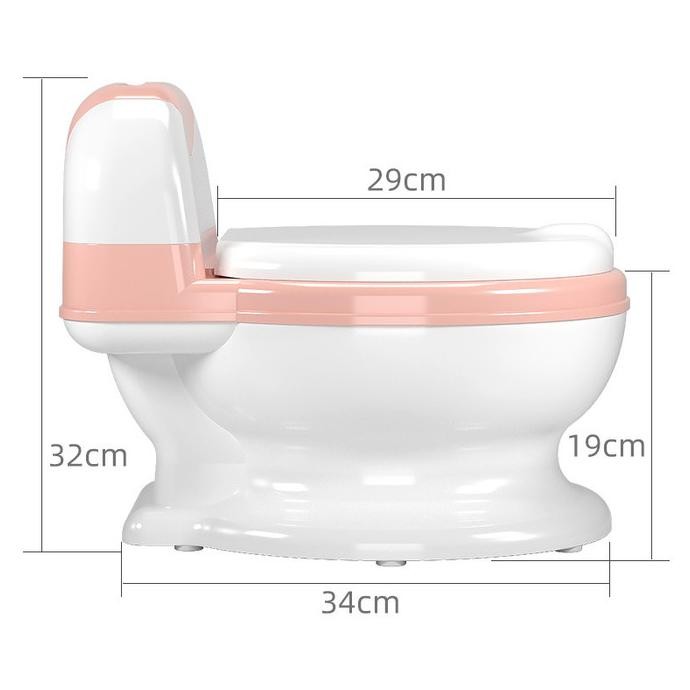 Pispot Closet Duduk Toilet Mini Anak Anti Slip Portable HSB789 H32S