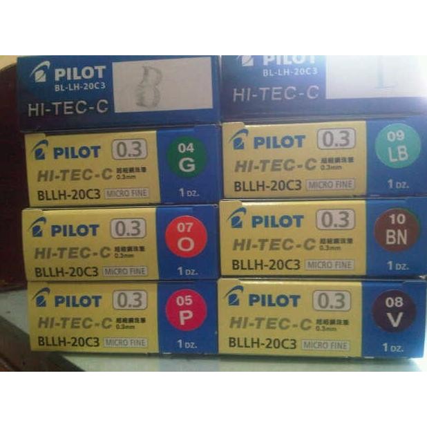 

Pulpen Pilot hitec-c 0, 3mm